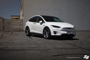2018 Tesla Model X P100D by SR Auto Group on PUR Wheels (PUR RS08)